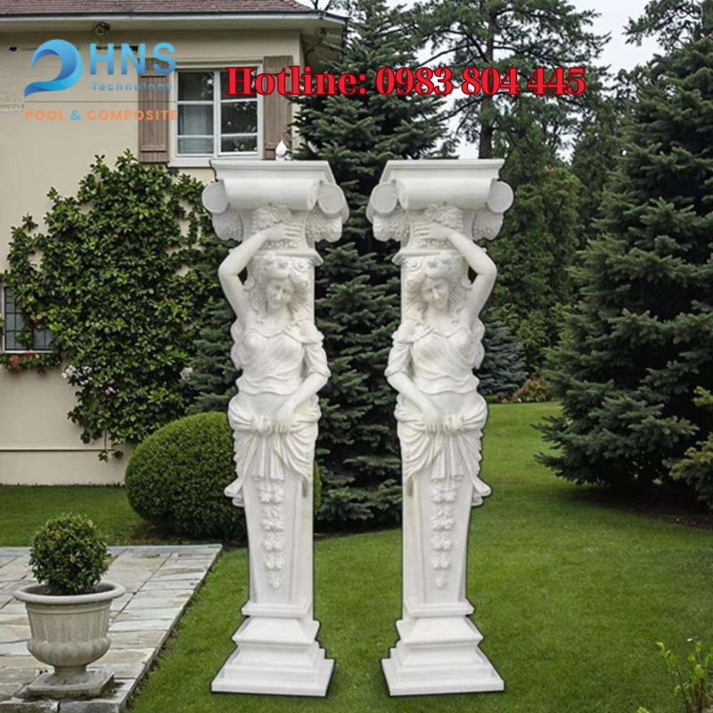 tượng điêu khắc composite phong cách la mã