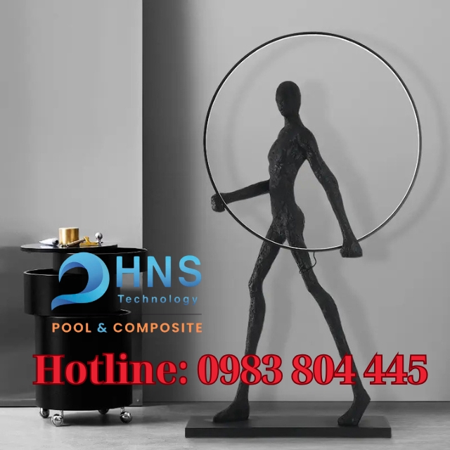 tượng điêu khắc composite trang trí