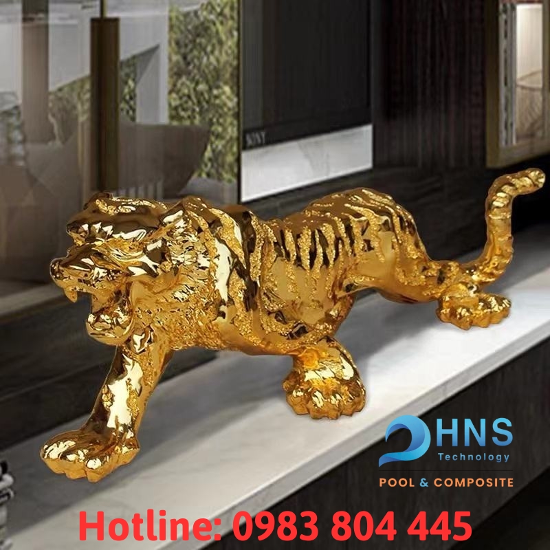 tượng linh vật hổ composite