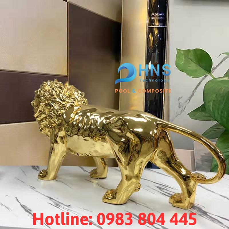 tượng linh vật sư tử