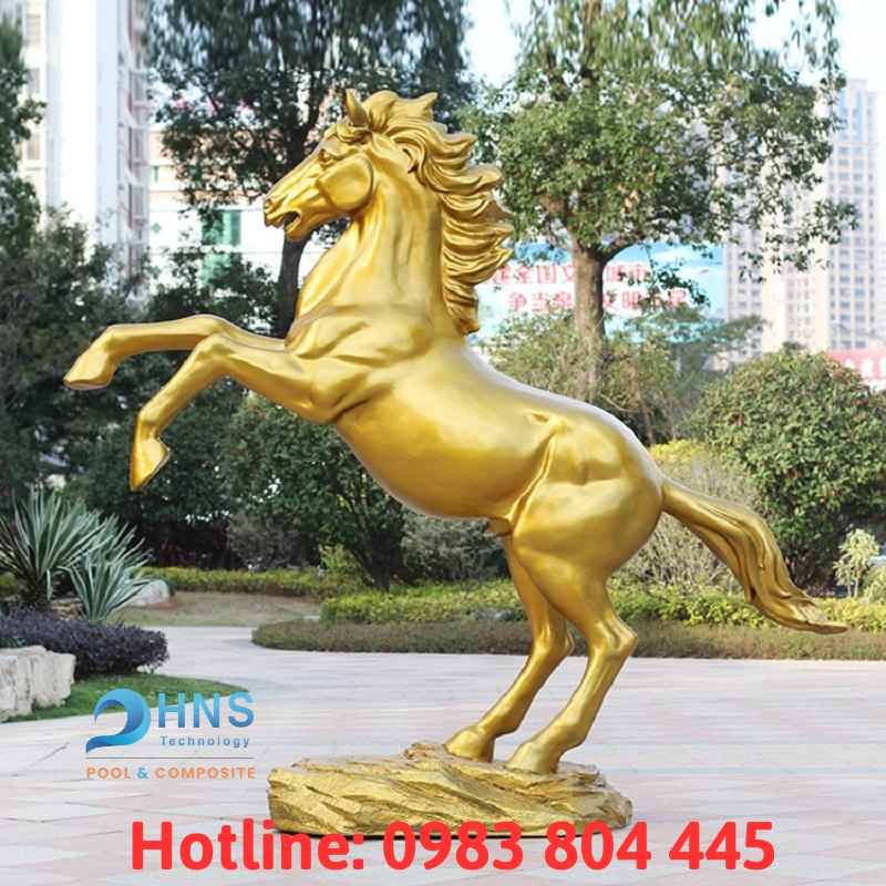 tượng linh vật trang trí tết ngoài trời