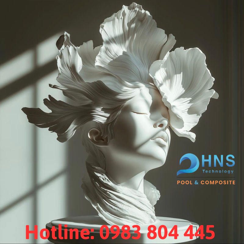 tượng nghệ thuật sang trọng trang trí phòng khách