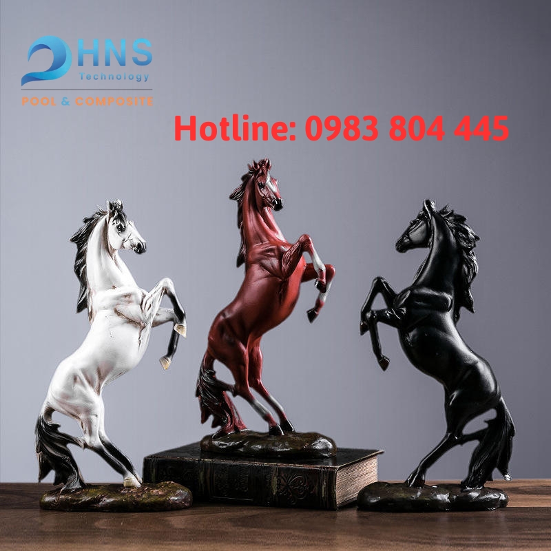 tượng ngựa phi 3d composite