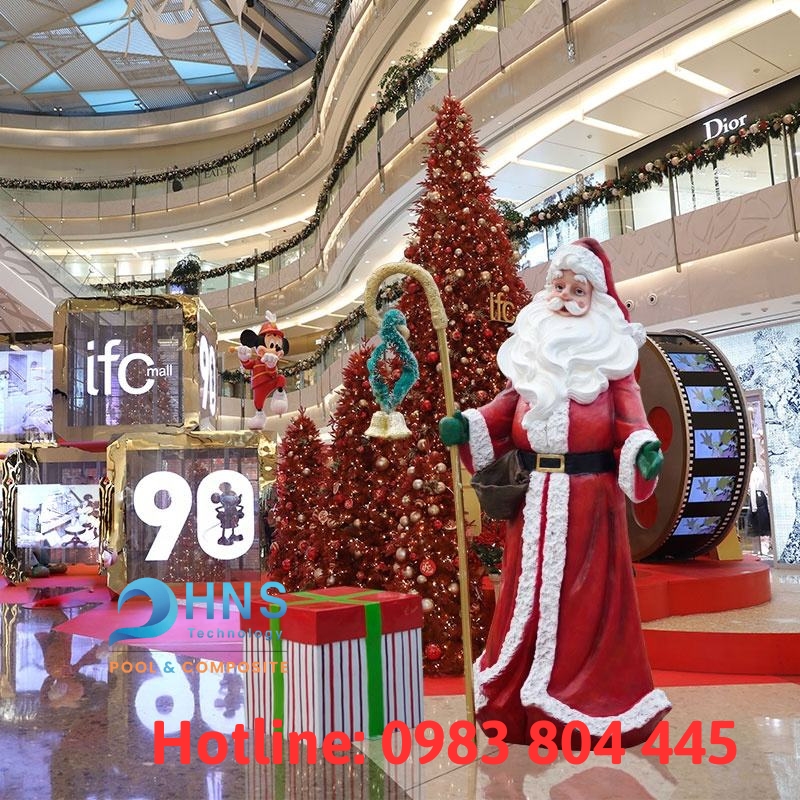 tượng nhựa composite ông già noel