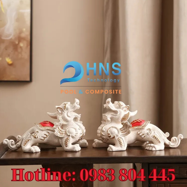 tượng phong thuỷ điêu khắc composite