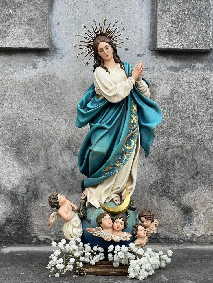 tượng tôn giáo điêu khắc composite