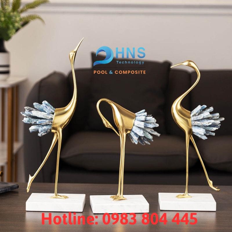 tượng trang trí phòng khách cao cấp