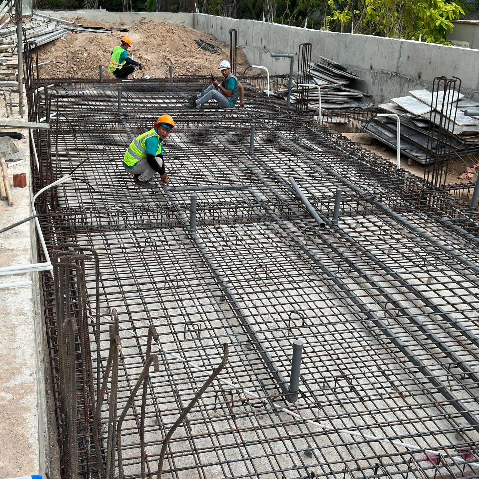 xây dựng hồ bơi bê tông